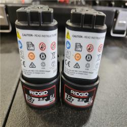 Phoenix NEW RIDGID RP 251 Stainless Steel Press Tool Kit Includes 3-ProPress Jaws (1/2  3/4  1 in.)  2-12V Batteries  Charger Plus Case