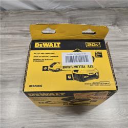 NEW! - DEWALT 20V MAX Lithium-Ion 6.0Ah and 4.0Ah Battery and Charger Starter Kit