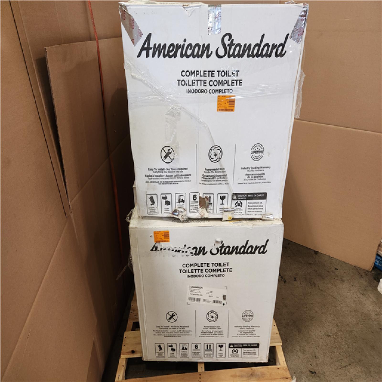 Phoenix AS-IS Mixed American Standard Toilet & Accesories Pallet (5 Toilets)
