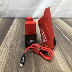 AS-IS Milwaukee Men's Large 12-Volt Lithium-Ion Cordless Tough Shell Black Heated Jacket with