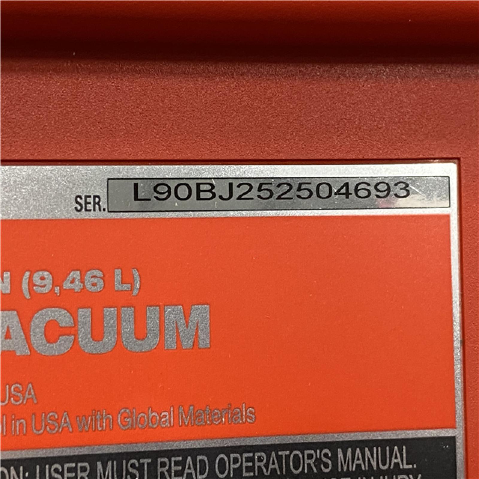 LIKE NEW -  Milwaukee FUEL PACKOUT 18-Volt Lithium-Ion Cordless 2.5 Gal. Wet/Dry Vacuum (Vacuum-Only)