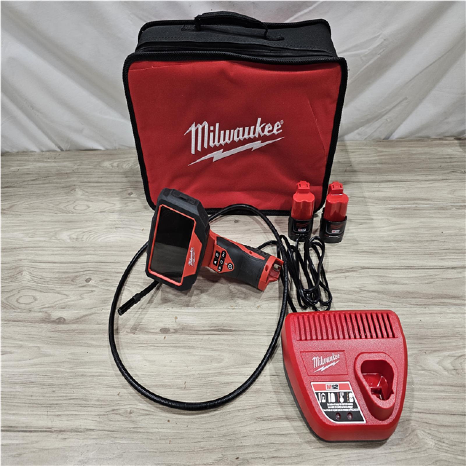 AS-IS Milwaukee 12V Lithium-Ion Cordless M-SPECTOR 360-Degree 4 ft. Inspection Camera Kit