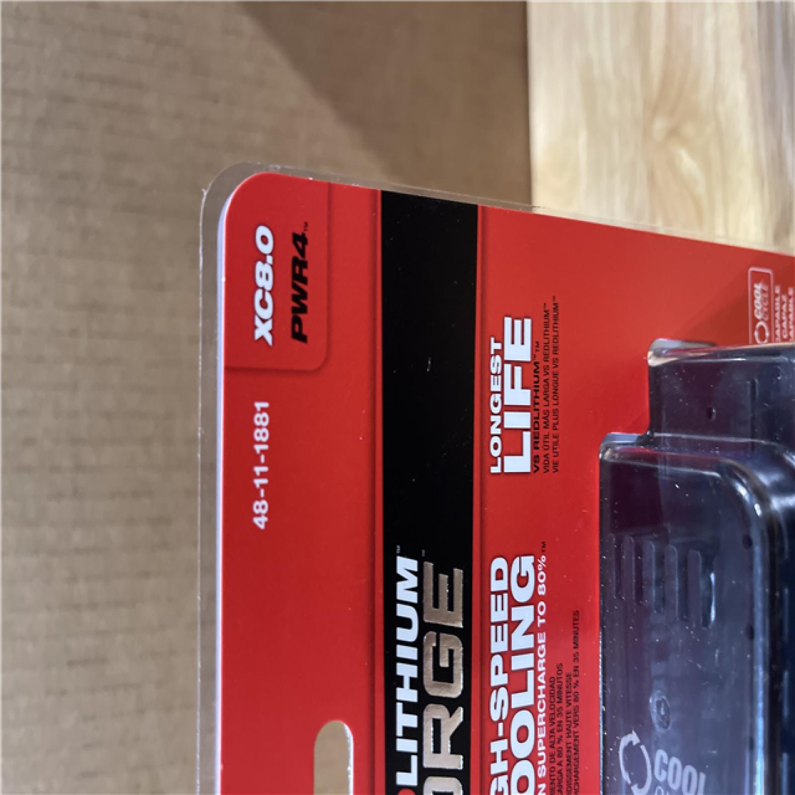 NEW! - Milwaukee 18V Lithium-Ion REDLITHIUM FORGE XC 8.0 Ah Battery Pack