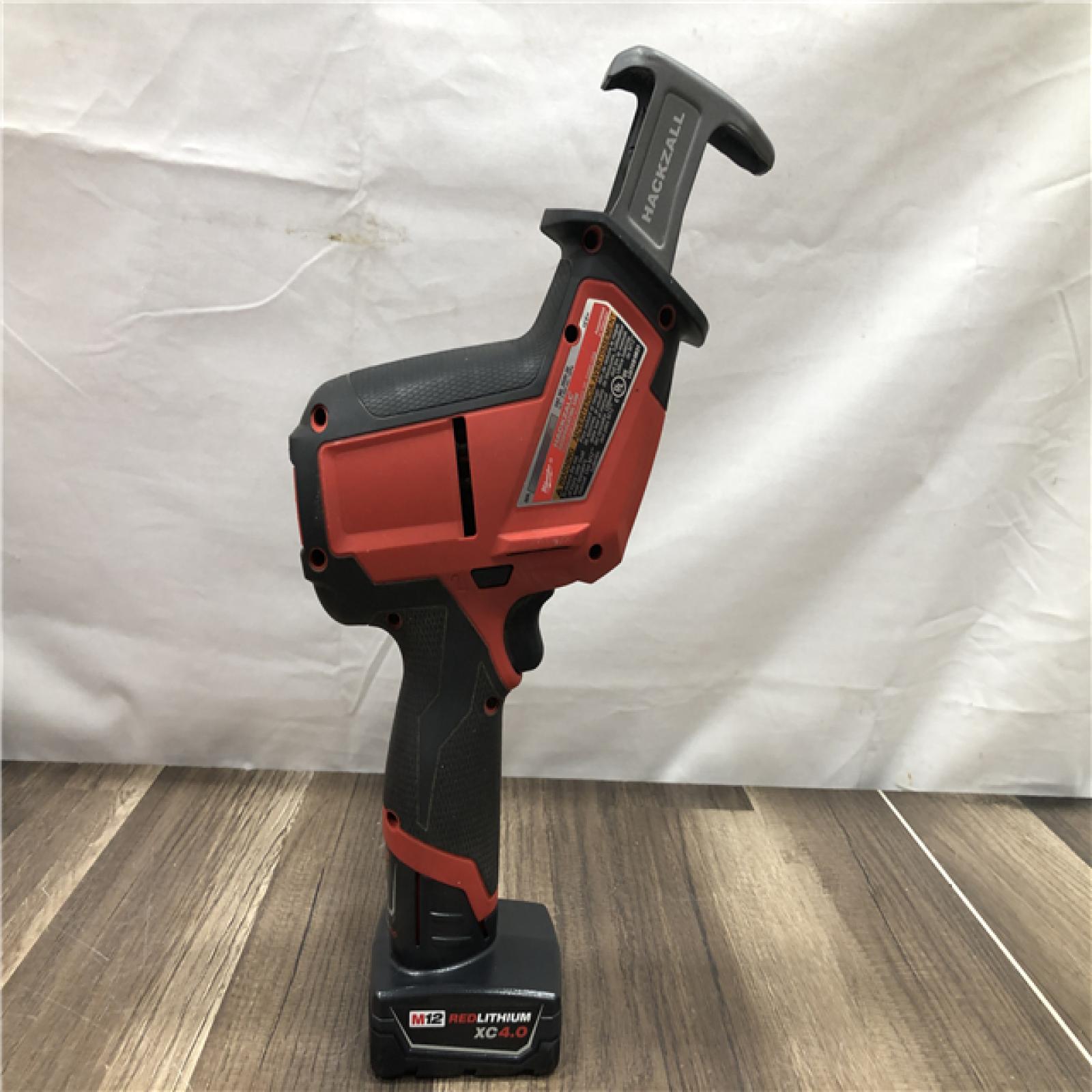 AS-IS Milwaukee FUEL 12V Lithium-Ion Brushless Cordless HACKZALL Reciprocating Saw Kit