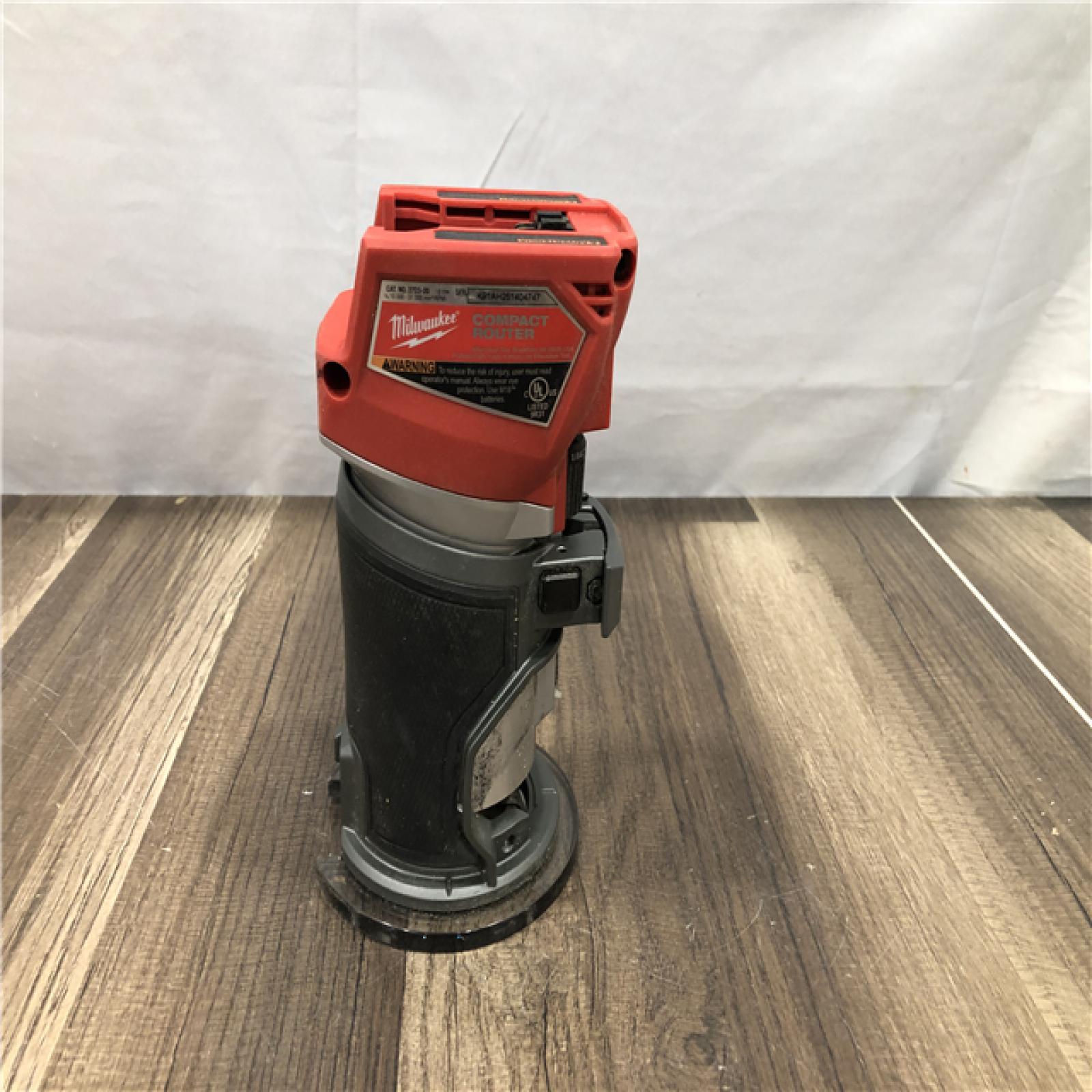 AS-IS Milwaukee M18 FUEL 18V Lithium-Ion Brushless Cordless Compact Router (Tool-Only)