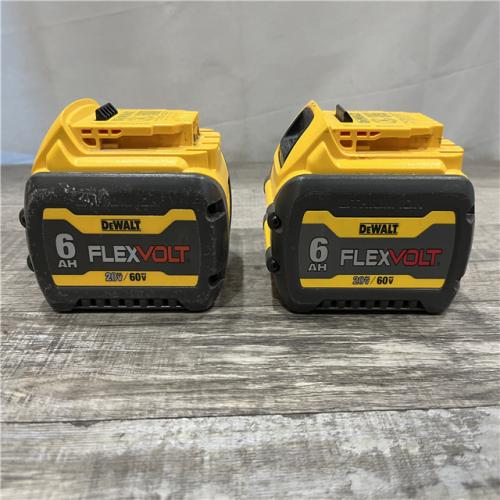AS-IS DEWALT FLEXVOLT 20V/60V MAX Lithium-Ion 6.0Ah Battery Pack (2 Pack)