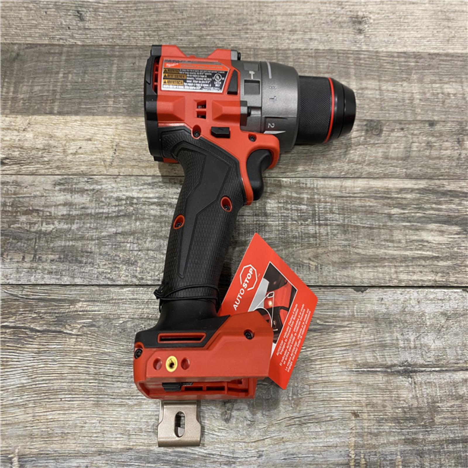 AS-IS Milwaukee FUEL 18V Lithium-Ion Brushless Cordless 1/2 in. Hammer Drill Driver Kit