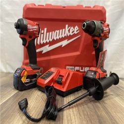 AS-IS- Milwaukee FUEL 18V Lithium-Ion Brushless Cordless Hammer Drill Kit