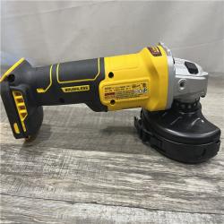 AS-IS DEWALT 20-Volt MAX Cordless Brushless 4-1/2 in. Angle Grinder with Slide Switch (Tool Only)
