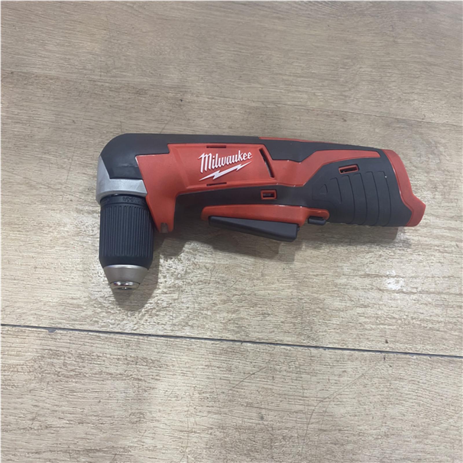 AS-IS Milwaukee M12 12-Volt Lithium-Ion Cordless 3/8 in. Right Angle Drill (Tool-Only)
