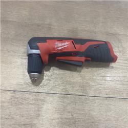 AS-IS Milwaukee M12 12-Volt Lithium-Ion Cordless 3/8 in. Right Angle Drill (Tool-Only)