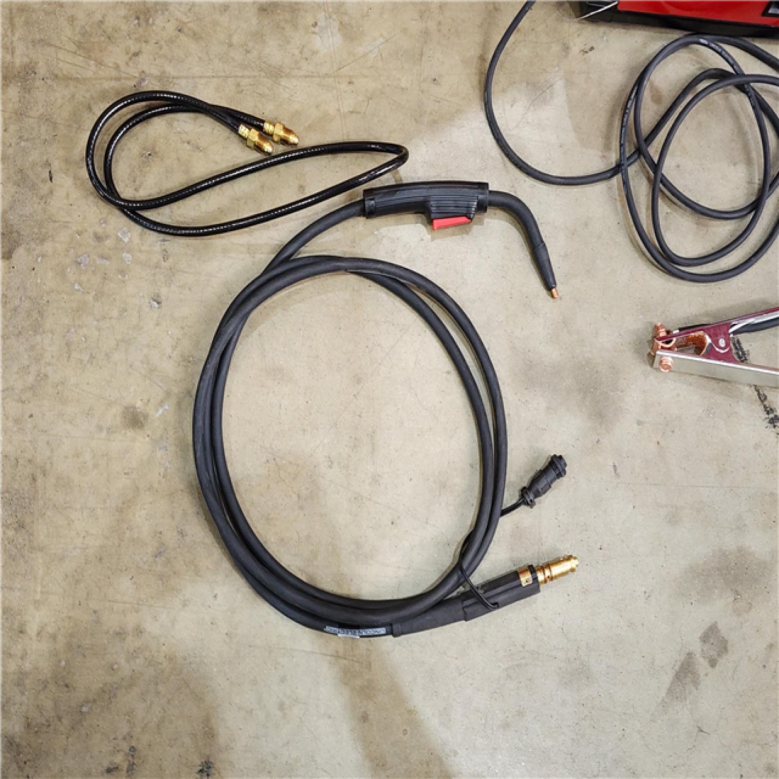 HOUSTON LOCATION - AS-IS Lincoln Electric Single Phase 140 Amp DC 115V Flux-Core & Stick MIG Welder - 90A/19V/20% Duty Cycle  10.15 Long | Part #K2697-1