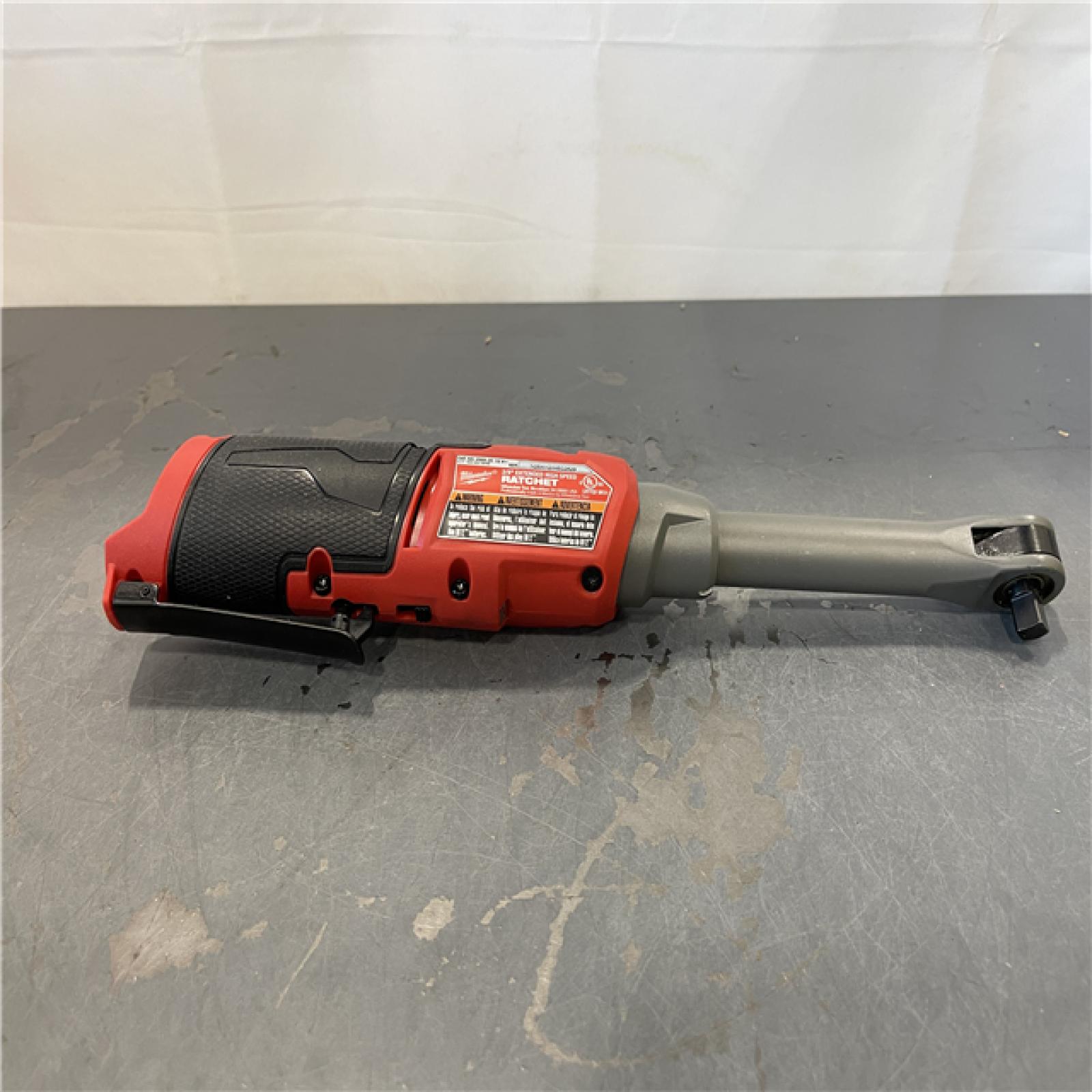 AS-IS - Milwaukee M12 FUEL 12V Lithium-Ion Brushless Cordless 3/8 in. Extended Reach High Speed Ratchet