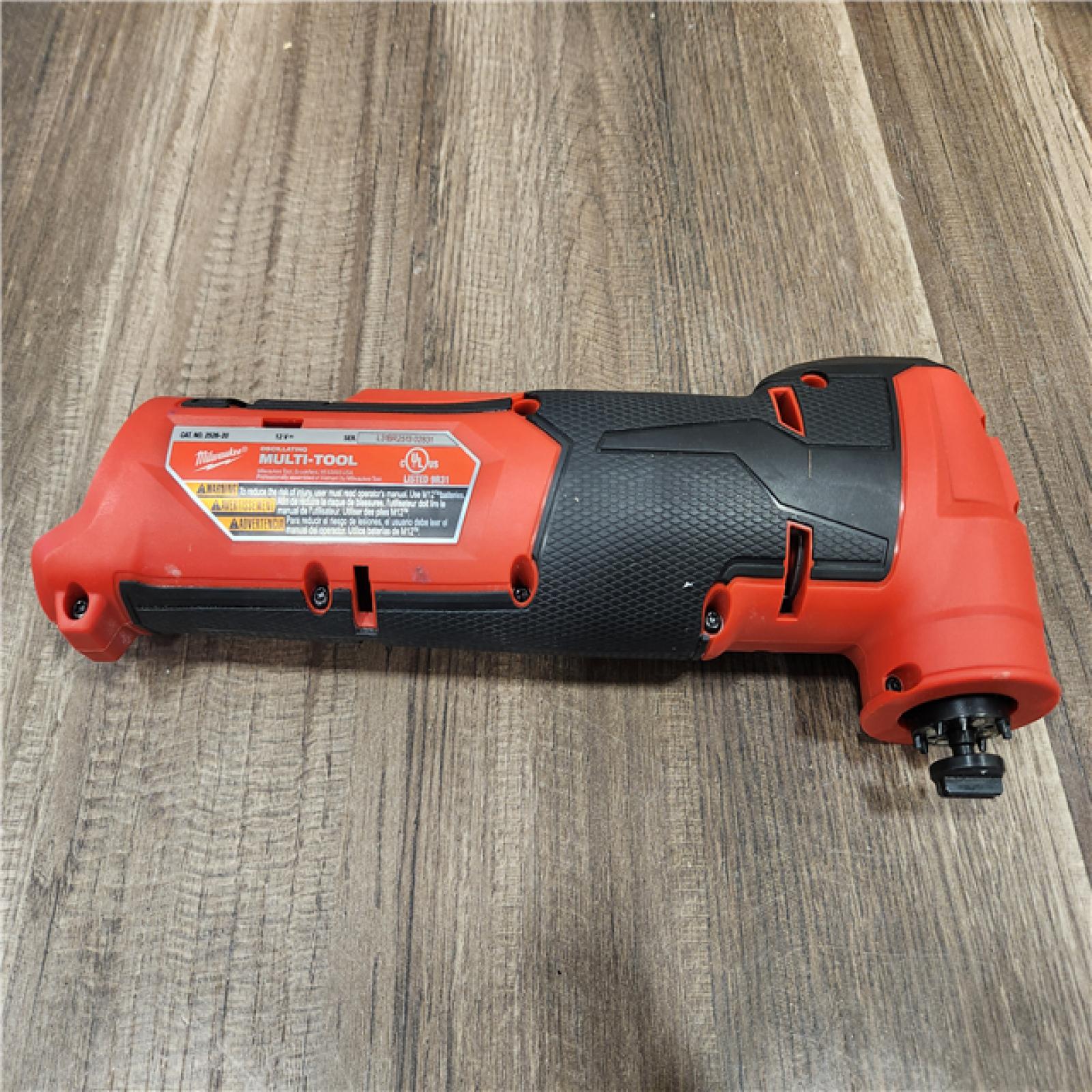 AS-IS- Milwaukee M12 FUEL 12-Volt Lithium-Ion Cordless Oscillating Multi-Tool (Tool-Only)
