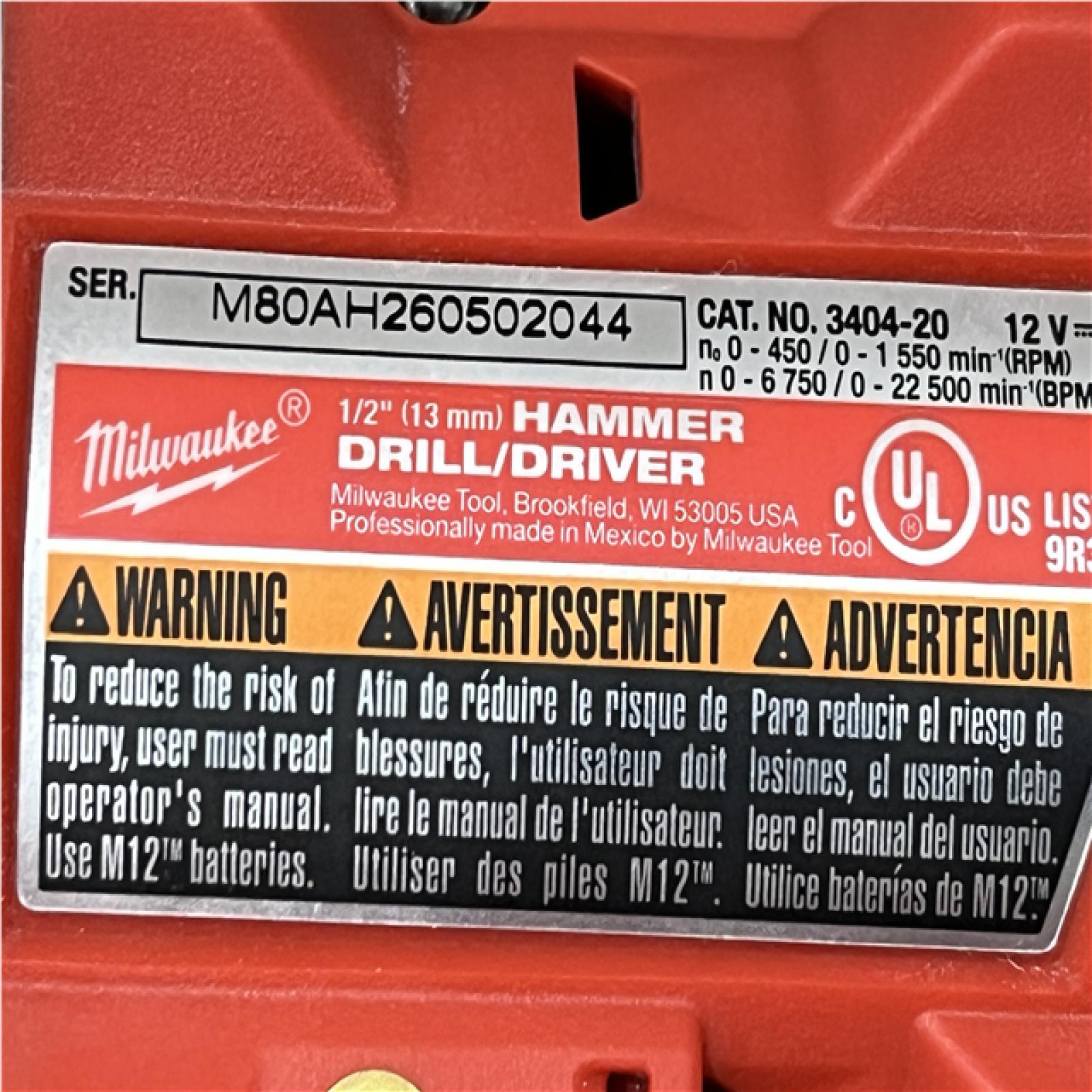AS-IS Milwaukee FUEL 12-Volt Lithium-Ion Brushless Cordless Hammer Drill and Impact Driver Combo Kit