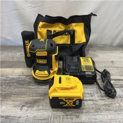 AS-IS DEWALT 20V MAX XR Cordless Brushless 5 in. Random Orbital Sander Kit