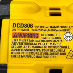 AS-IS DEWALT 20V XR Brushless Cordless 1/2 in. Hammer Drill (Tool-Only)