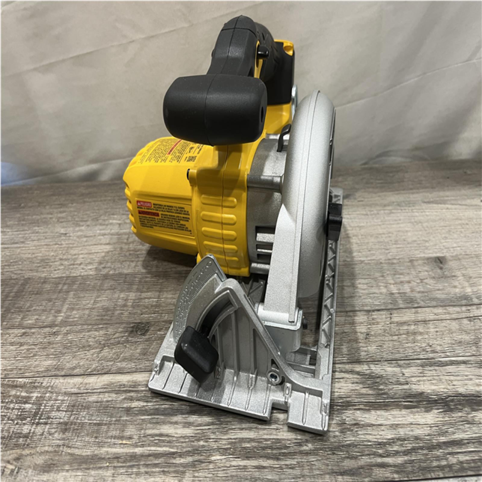 AS-IS DEWALT 20-Volt MAX Lithium-Ion Cordless 6-1/2 in. Circular Saw (Tool-Only)
