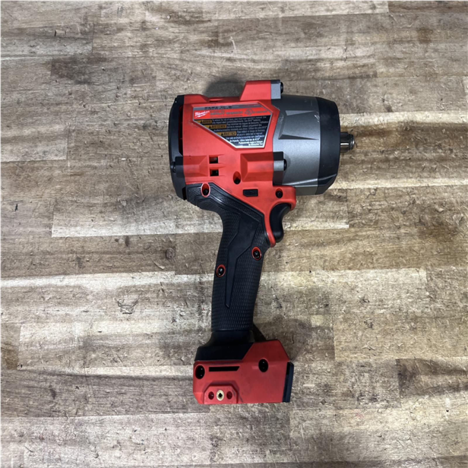 Houston Locations AS-IS Milwaukee FUEL 18V Lithium-Ion Brushless Cordless 1/2 in. Impact Wrench with Friction Ring (Tool-Only)