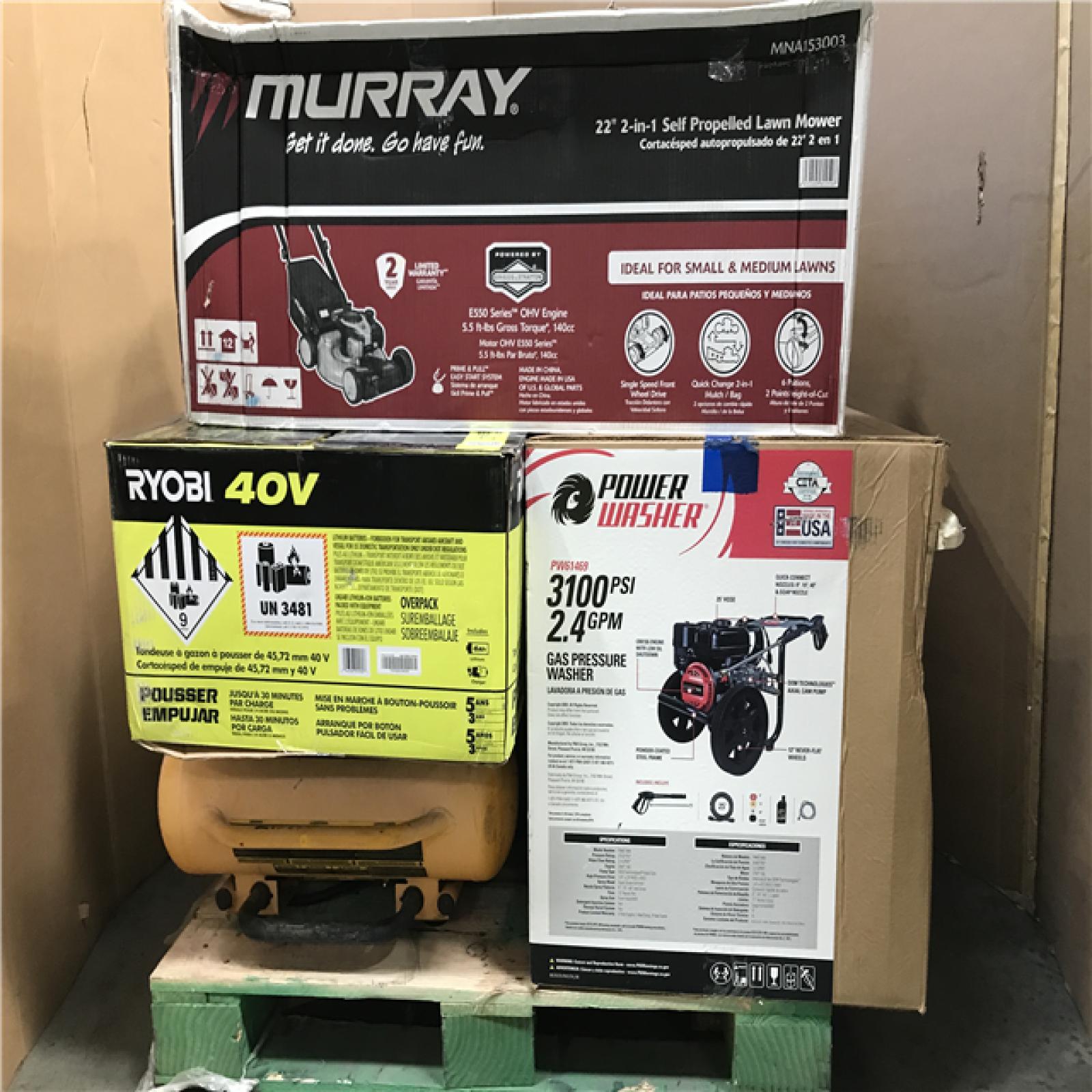 CALIFORNIA AS-IS OUTDOOR POWER EQUIPMENT