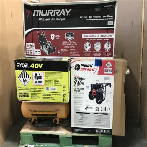 CALIFORNIA AS-IS OUTDOOR POWER EQUIPMENT