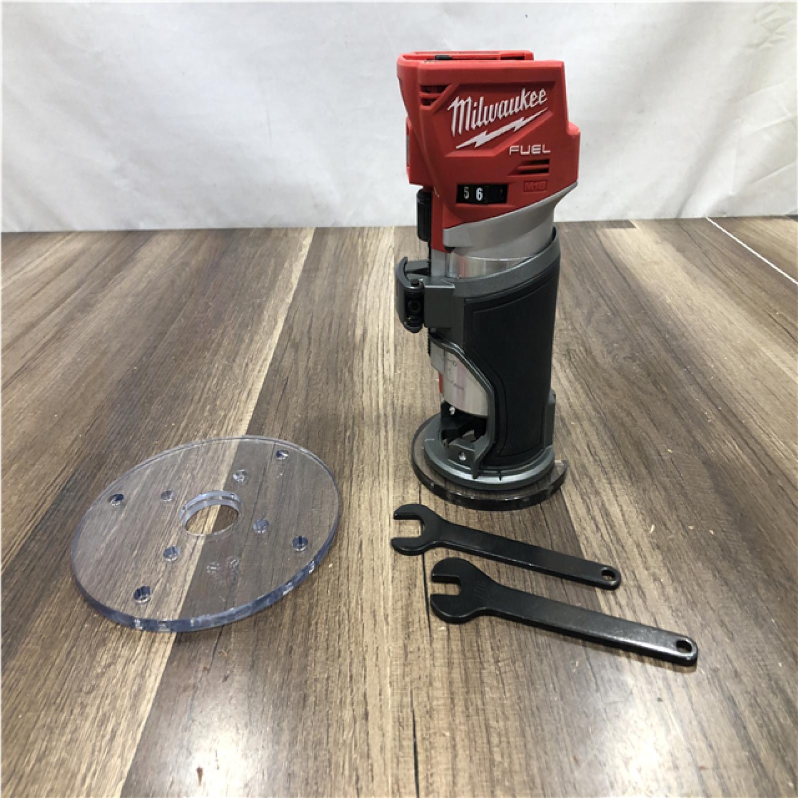 AS-IS Milwaukee FUEL 18V Lithium-Ion Brushless Cordless Compact Router (Tool-Only)