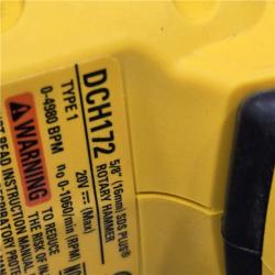 AS-IS Dewalt DCH172B MAX Atomic 20V Cordless SDS Plus Rotary Hammer (Tool Only)