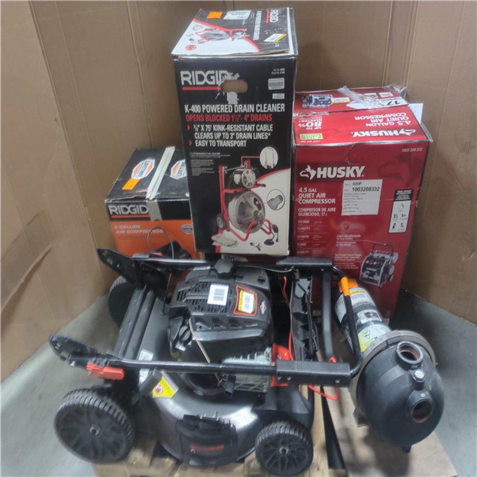 California AS-IS OUTDOOR POWER EQUIPMENT