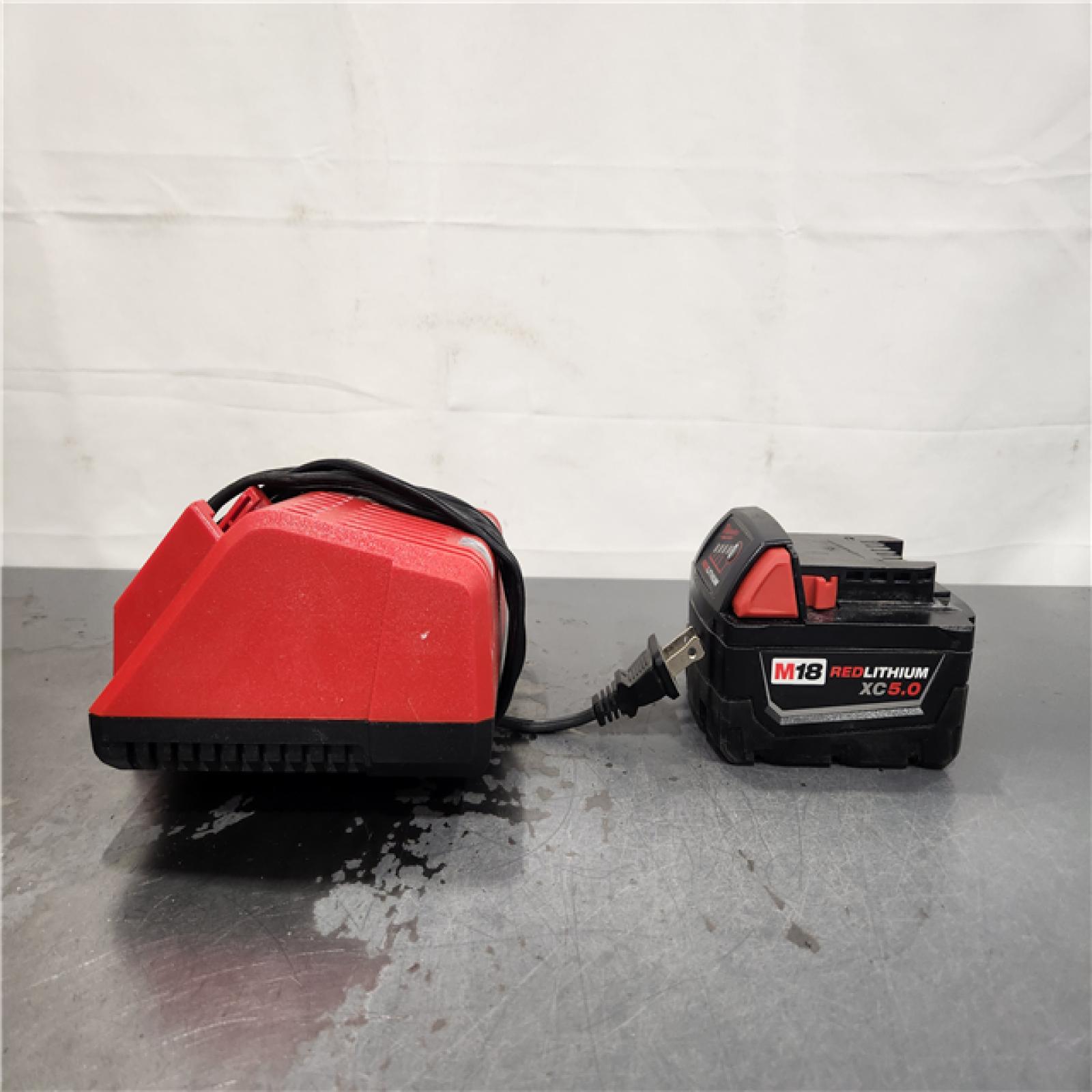 AS-IS- Milwaukee M18 18-Volt Lithium-Ion XC Battery Starter Kit