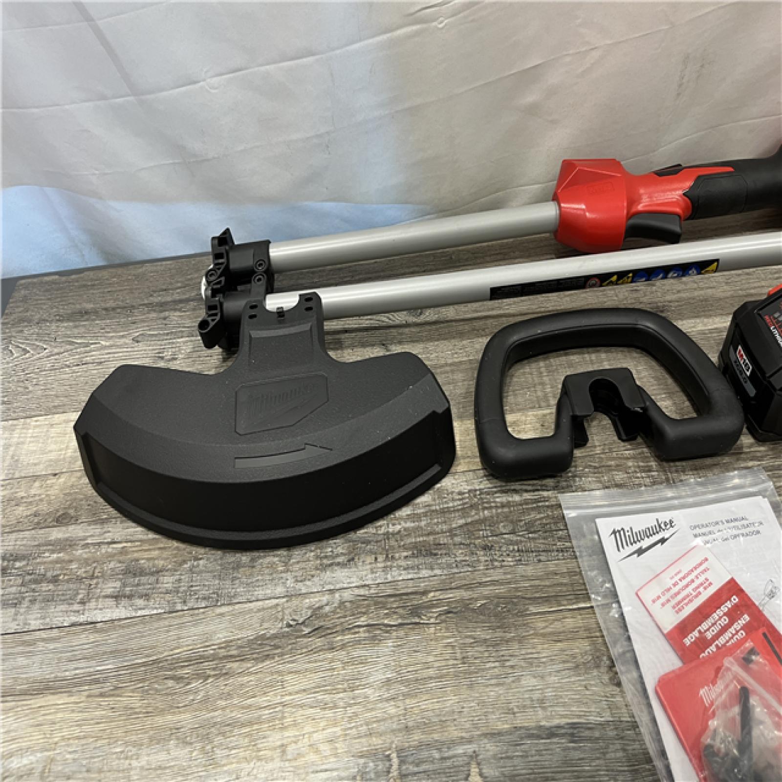 AS-IS Milwaukee Brushless 18V 16 in. Cordless Battery Powered String Trimmer Kit