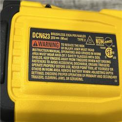 AS-IS DEWALT ATOMIC 20V MAX Lithium Ion Cordless 23 Gauge Pin Nailer (Tool Only)