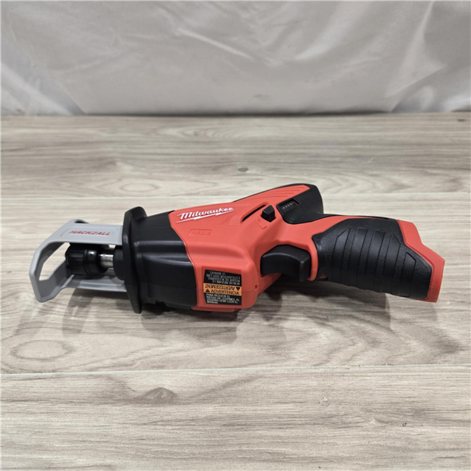 AS-IS Milwaukee 2420-21 12V 1.5Ah Cordless Straight Handle Reciprocating Saw Kit