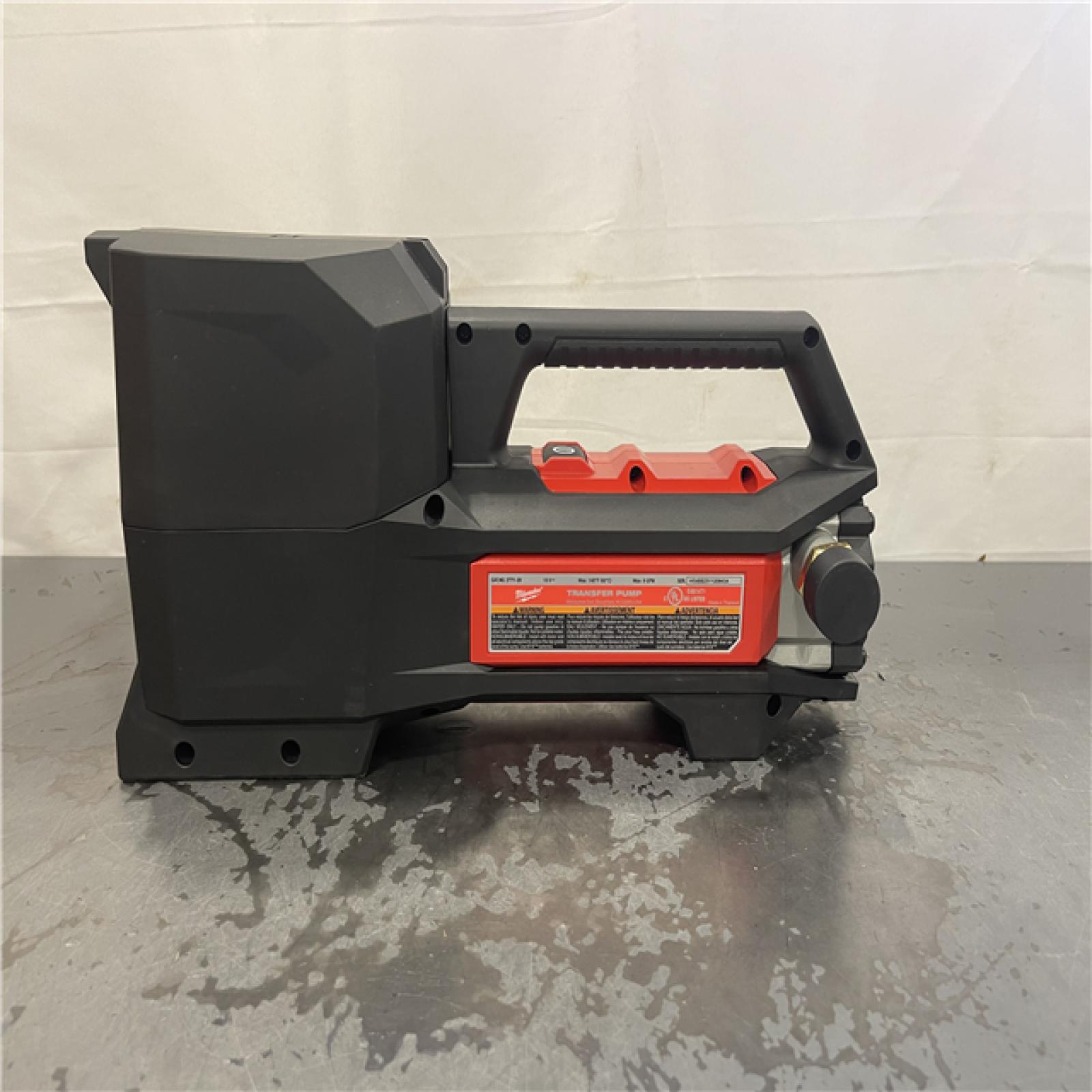 AS-IS- Milwaukee 18V 1/4 HP Lithium-Ion Cordless Transfer Pump (Tool Only)