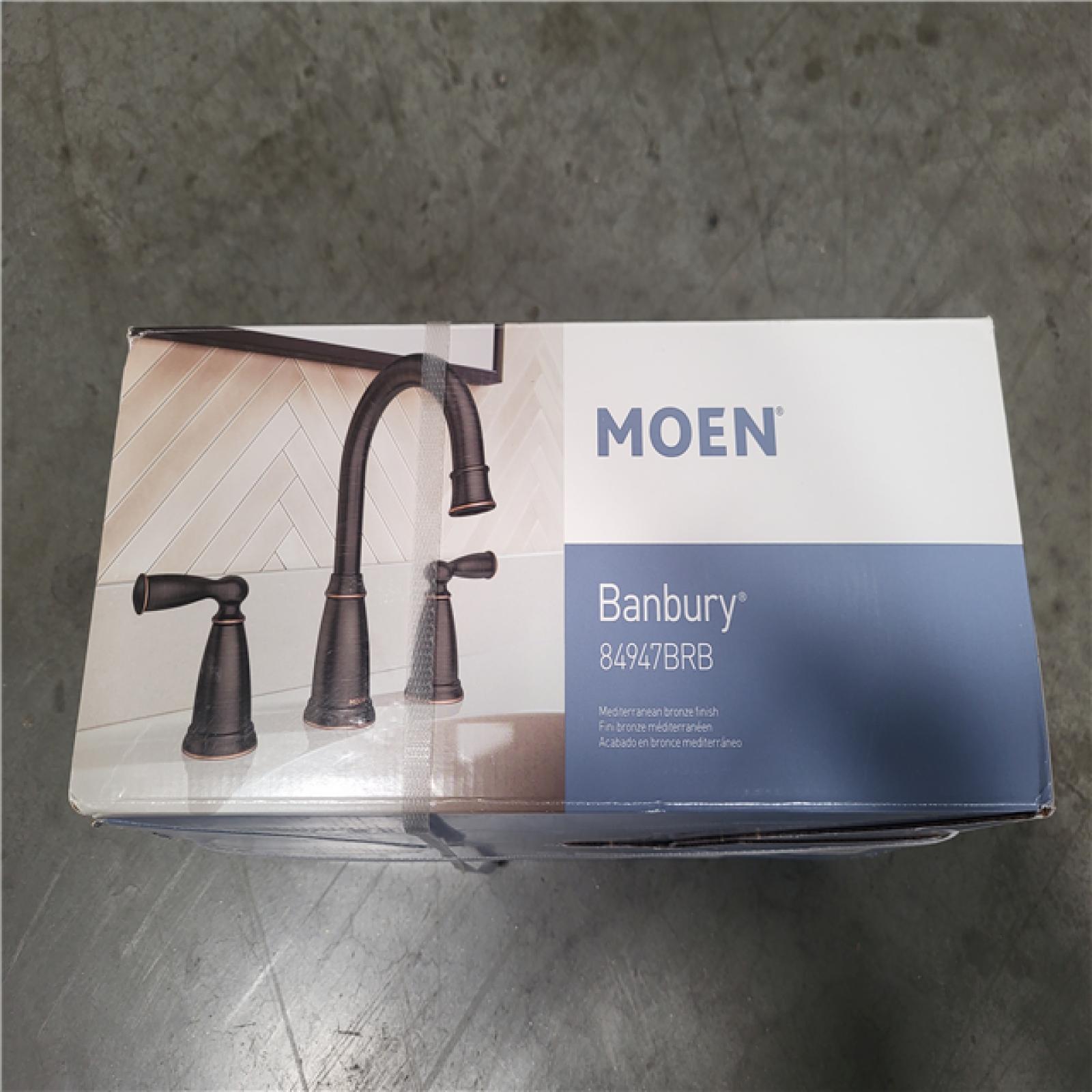 CALIFORNIA AS-IS MOEN BANBURY 8 IN. DOUBLE HANDLE FAUCET