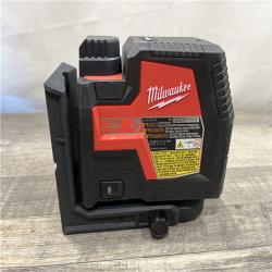 AS-IS Milwaukee 100 ft. REDLITHIUM Lithium-Ion USB Green Rechargeable Cross Line Laser Level with Charger