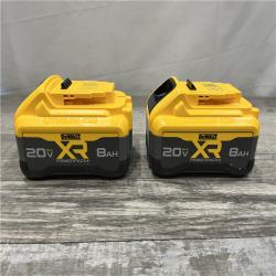 AS-IS DEWALT 20V MAX XR Lithium-Ion 8.0 Ah Battery Pack (2-Pack)