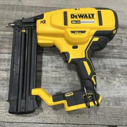 AS-IS DEWALT 20V MAX XR Lithium-Ion Electric Cordless 18-Gauge Brad Nailer (Tool Only)