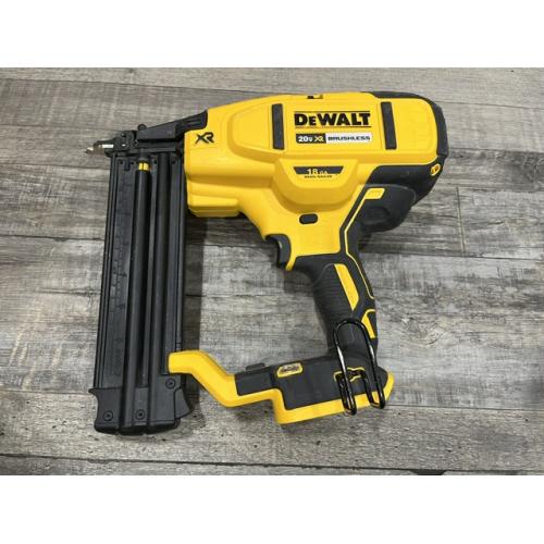 AS-IS DEWALT 20V MAX XR Lithium-Ion Electric Cordless 18-Gauge Brad Nailer (Tool Only)