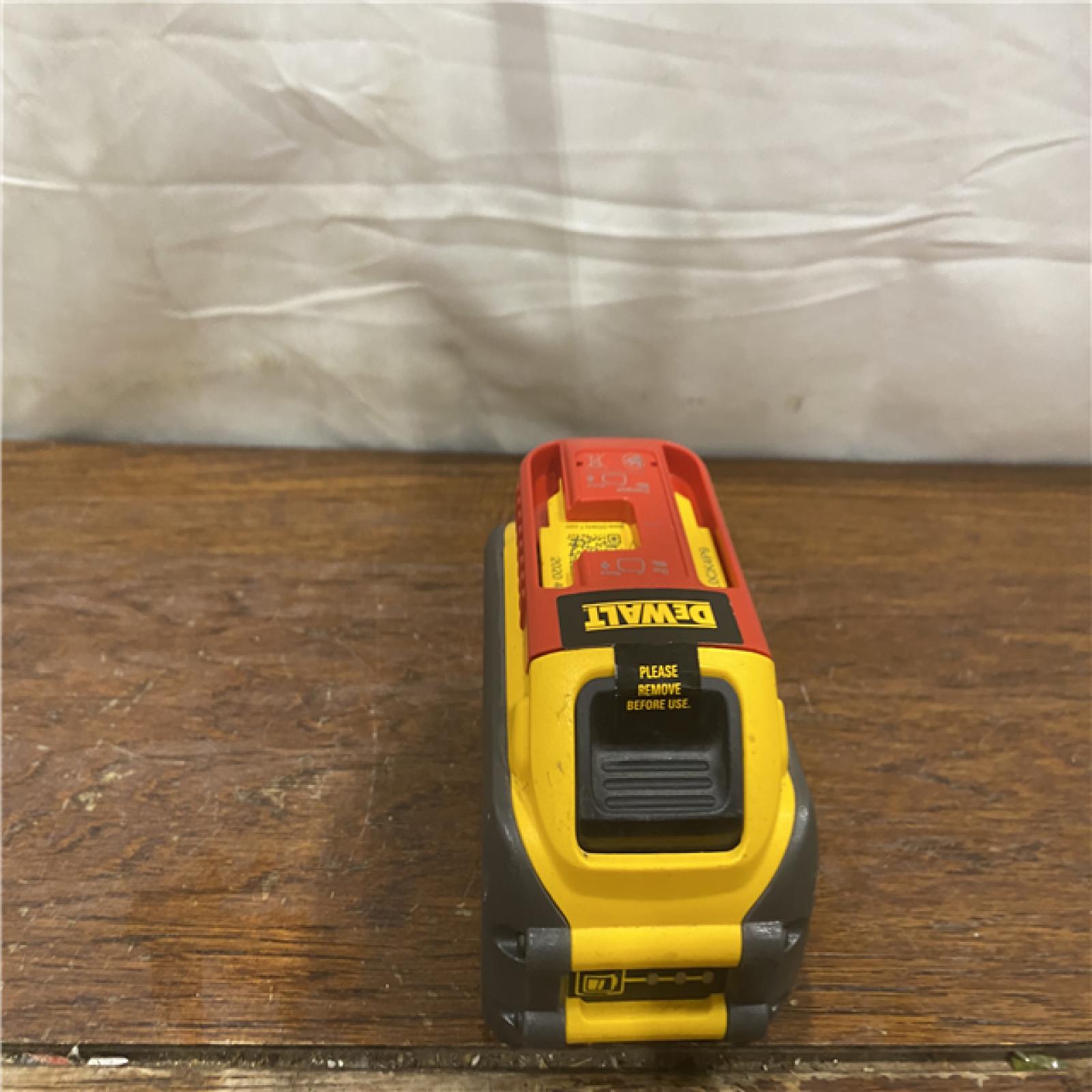 AS-IS DEWALT FLEXVOLT 20V/60V MAX Lithium-Ion 6.0Ah Battery Pack with 6 Amp Output Charger