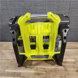 HOUSTON LOCATION - AS-IS RYOBI 40V 1800-Watt Portable Battery Power Station Inverter Generator and 4-Port Charger W/ (4) BATTERY