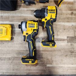 HOUSTON LOCATION - AS - IS DEWALT ATOMIC 20-Volt Lithium-Ion Cordless Brushless (4-Tool) Combo Kit