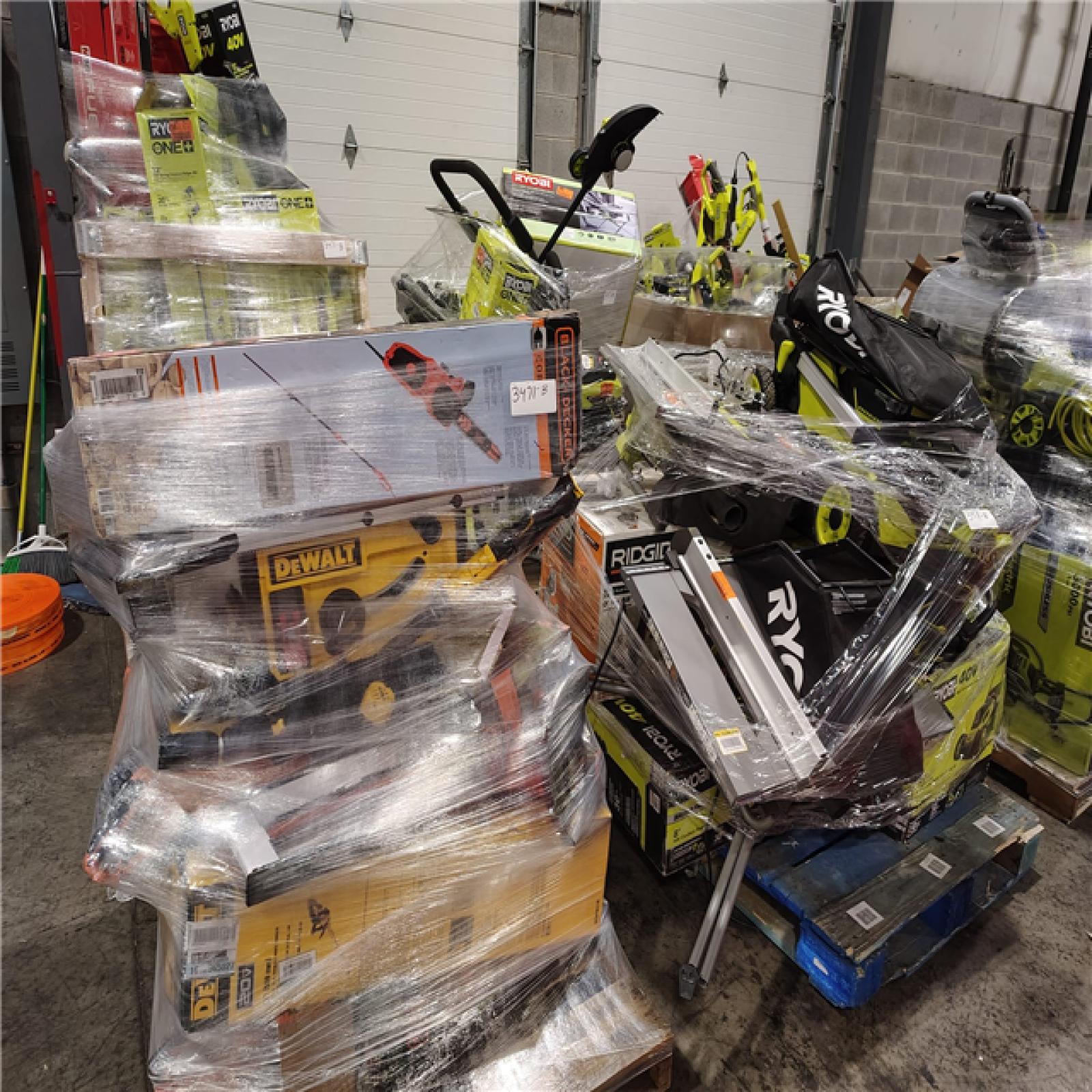 Pittston Location As-Is Power Tools Partial Truckload (10 Pallets) 3471-B