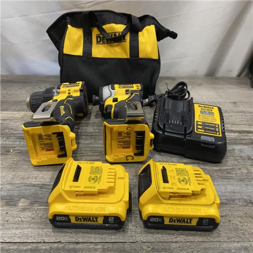AS-IS DEWALT ATOMIC 20-Volt MAX Lithium-Ion Cordless Combo Kit