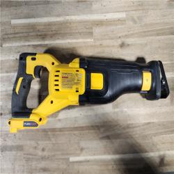 HOUSTON LOCATION - AS-IS DEWALT FLEXVOLT 60-Volt MAX Cordless Brushless Reciprocating Saw with (2) FLEXVOLT 6.0Ah Batteries