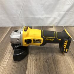 AS-IS DEWALT 20-Volt MAX Cordless Brushless 4-1/2 in. Angle Grinder with Slide Switch (Tool Only)