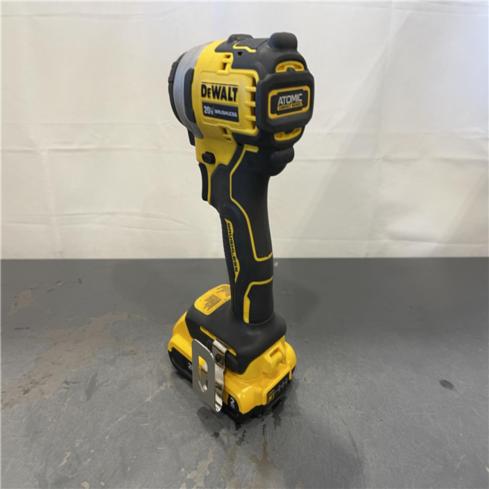 AS-IS - DeWALT ATOMIC 20V Max Lithium-Ion Brushless Cordless Compact 1/4 in. Impact Driver Kit