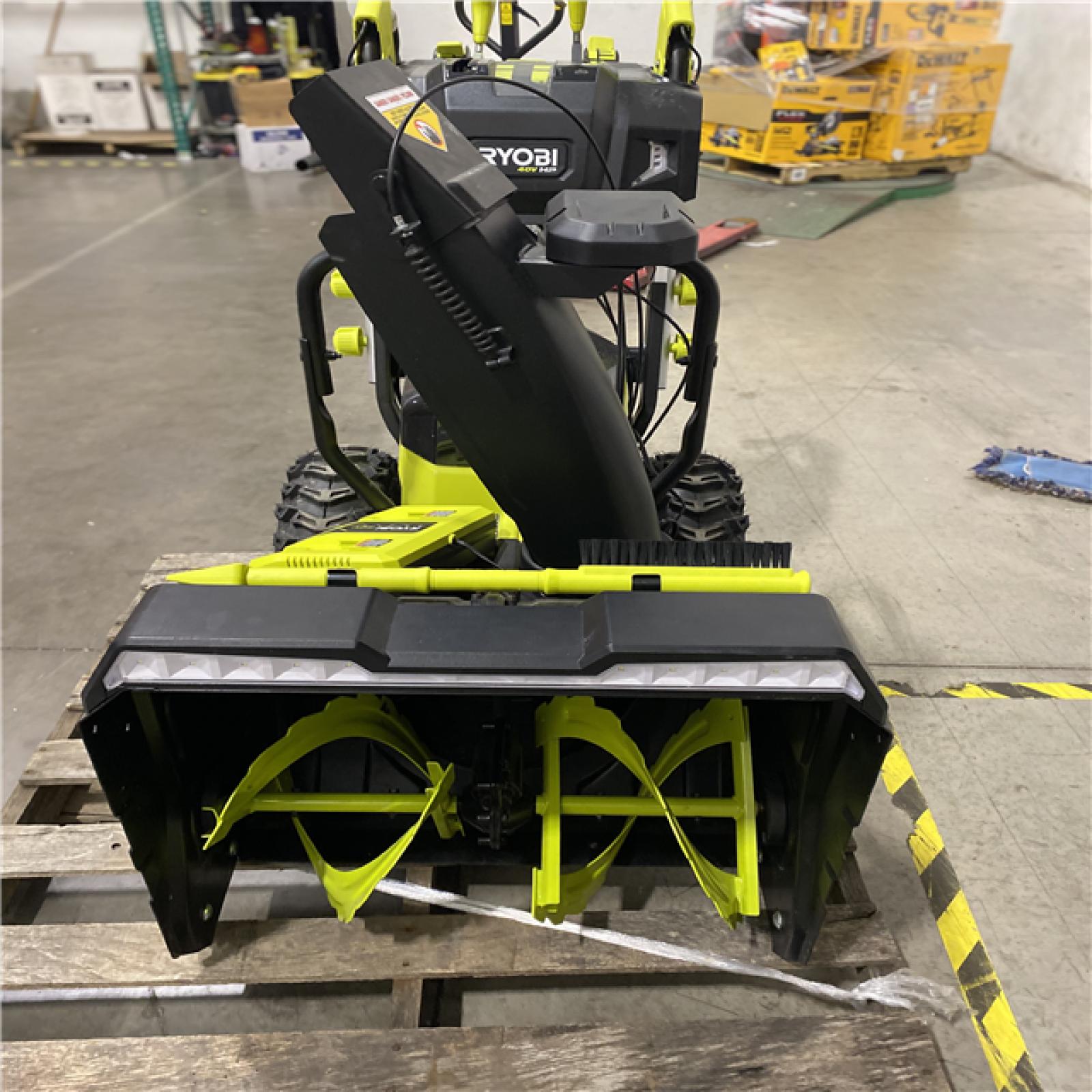 Dallas Location - As-Is RYOBI 40V HP Brushless Whisper Series 24 Snow Blower - (4) 6 Ah Batteries & Charger