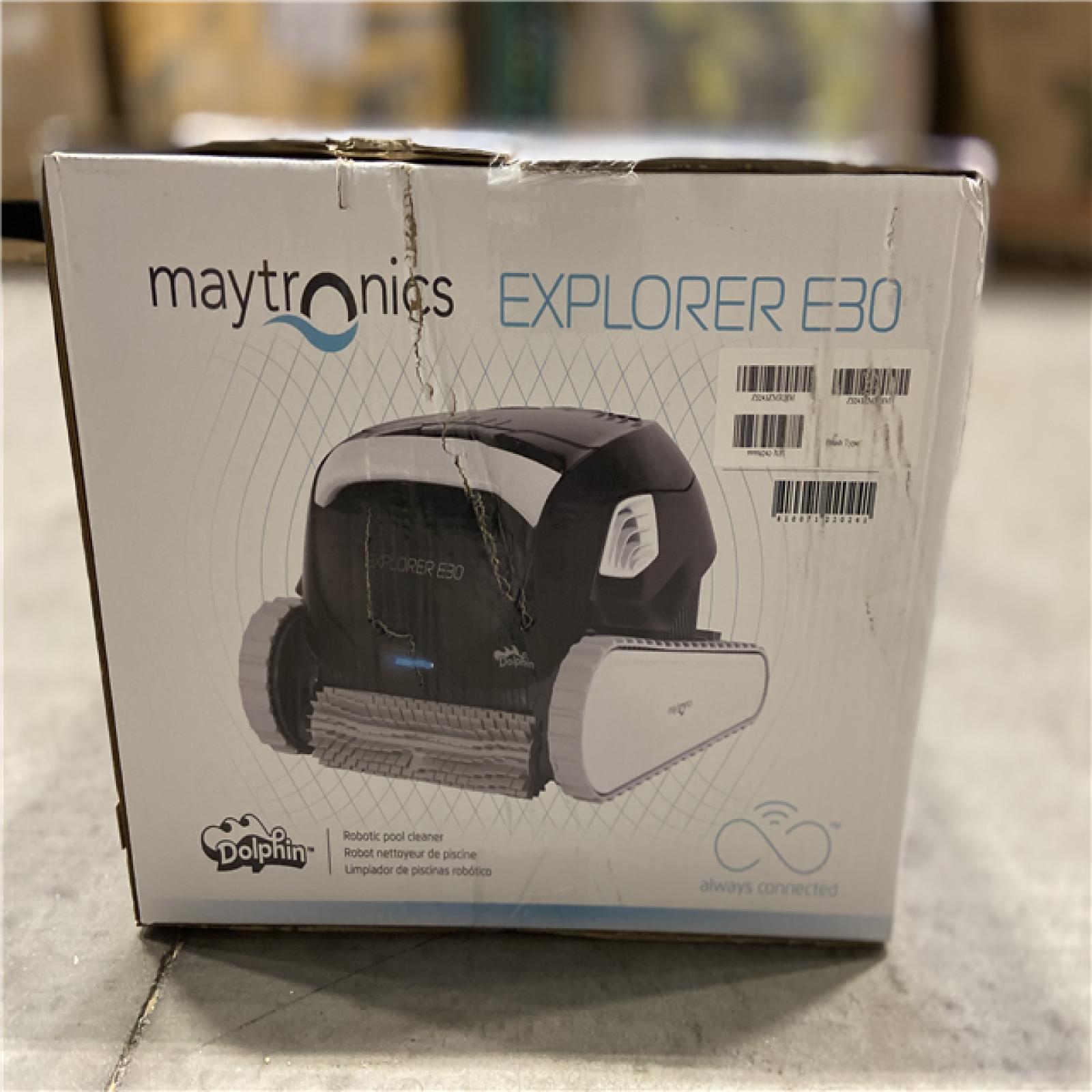 NEW! - Dolphin Explorer E30 Robotic Vacuum Pool Vacuum with Wi-Fi Control Ideal for All Pool Types
