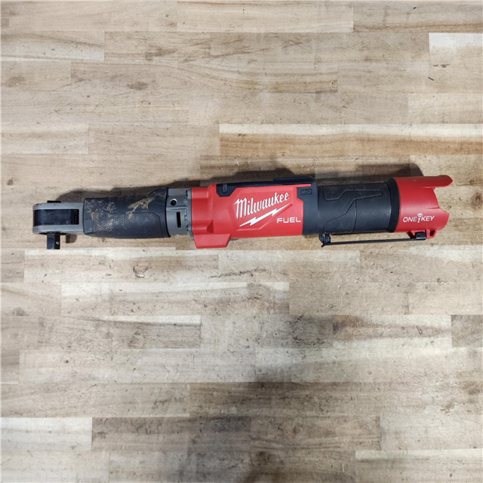 HOUSTON LOCATION - AS-IS Milwaukee FUEL One-Key 12-Volt Lithium-Ion Brushless Cordless 1/2 in. Digital Torque Wrench W/ (1) BATTERY