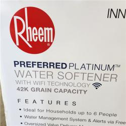 HOUSTON LOCATION - AS-IS Rheem Platinum Water Softener with WiFi Technology